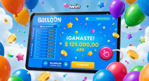 Regístrate en 1win y juega Balloon con dinero real