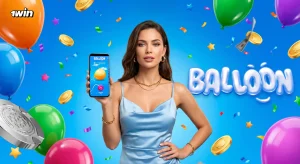 Modo demo del juego Balloon en el casino 1win con créditos virtuales